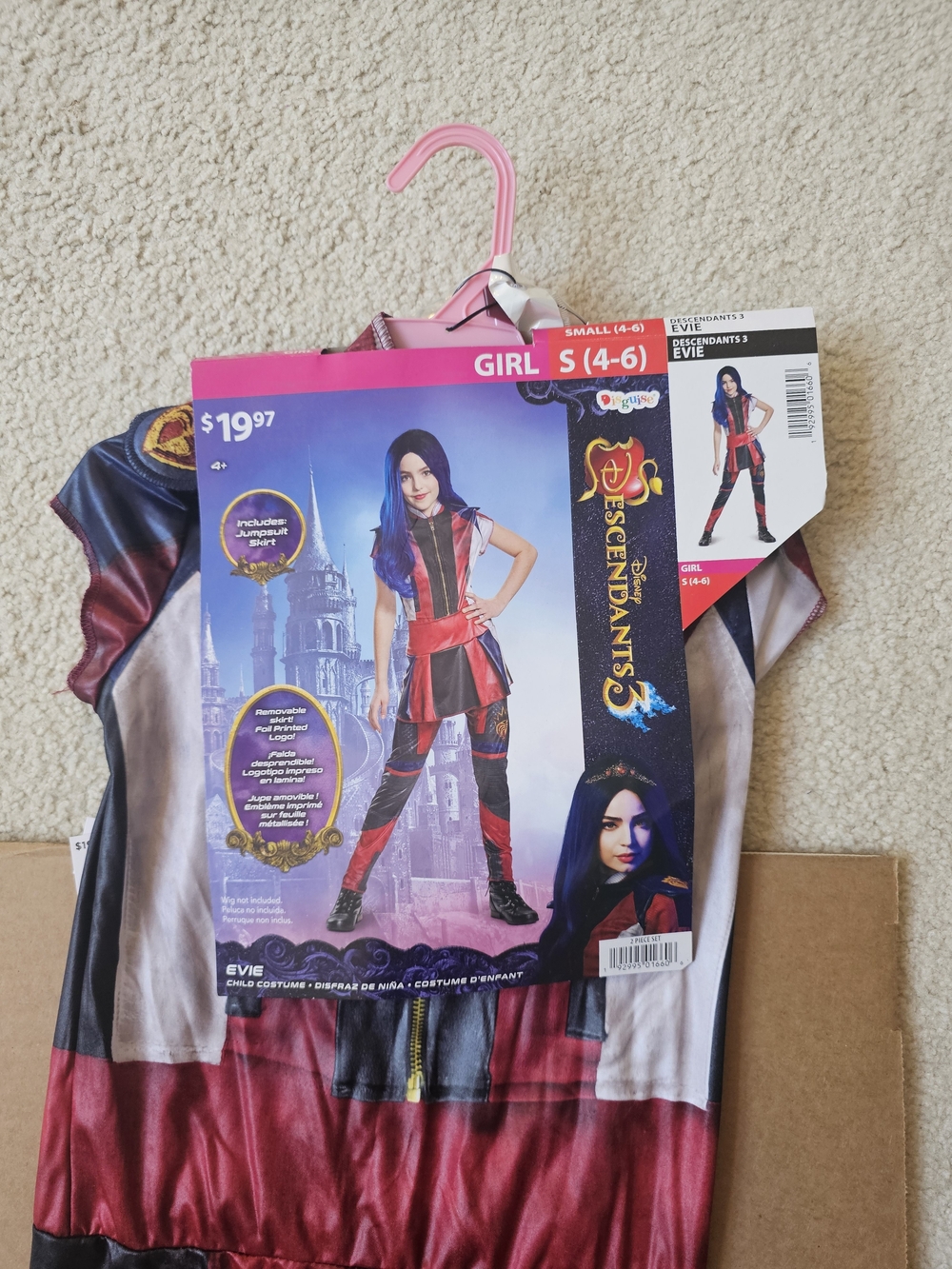 Disney Descendants 3 Evie Girl Costume - Size S (4-6)